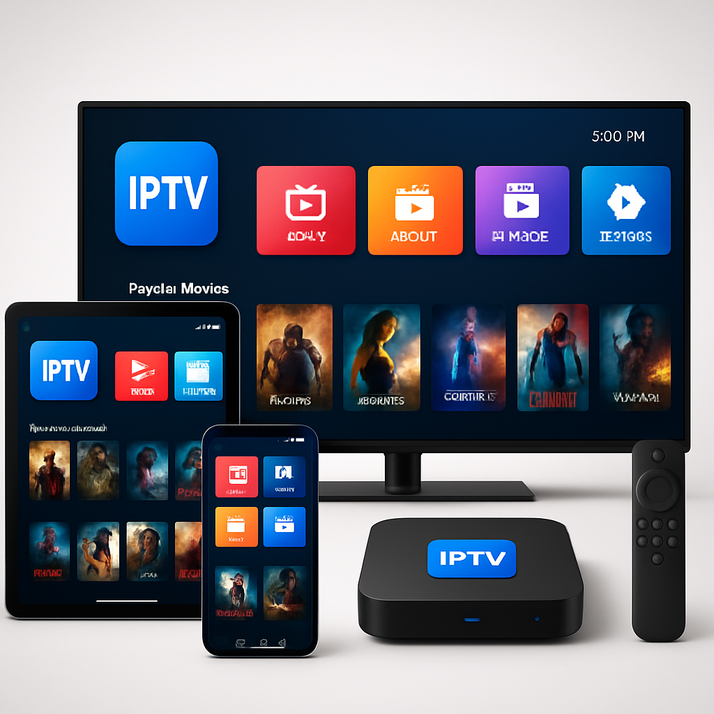 Coleção de aplicativos IPTV premium